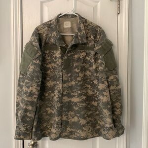 US‎ Army Jacket camo size M long green tan military